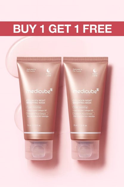Medicube Collagen Night Wrapping Mask ( Buy 1 get 1 Free)